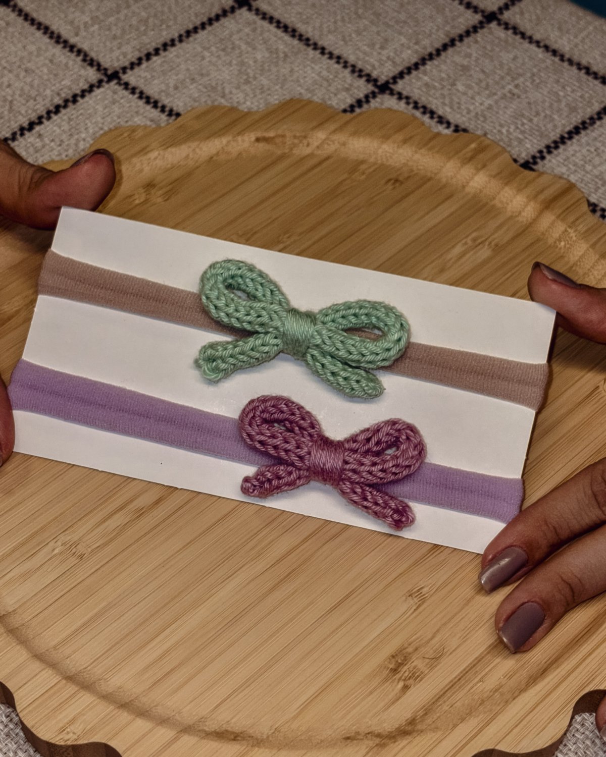 Faixinha de amigurumi