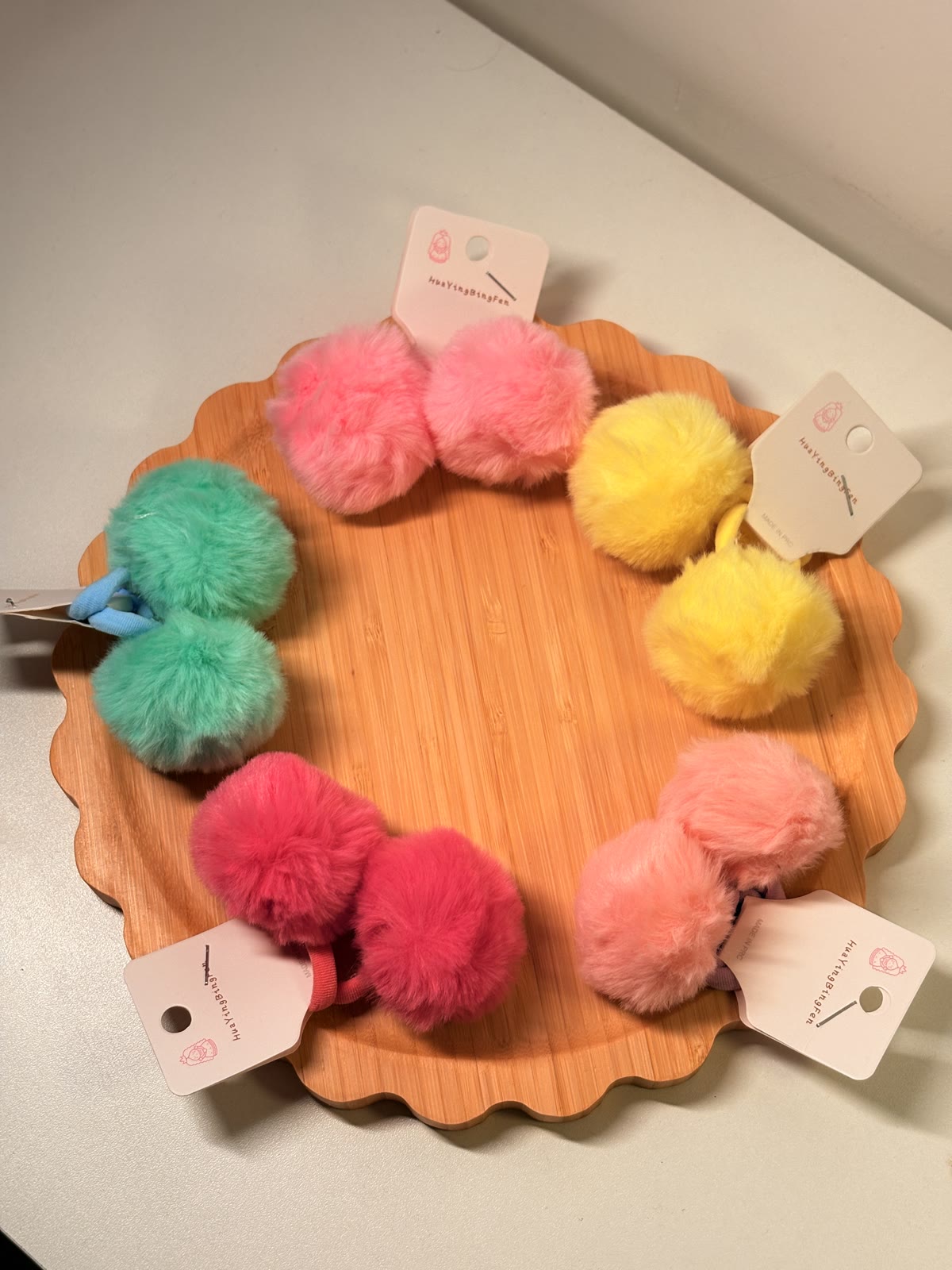 Par Pompom Cerejinha